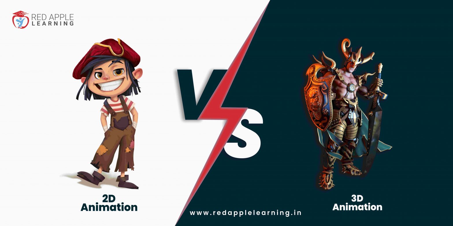 difference between 3d and 2d animation